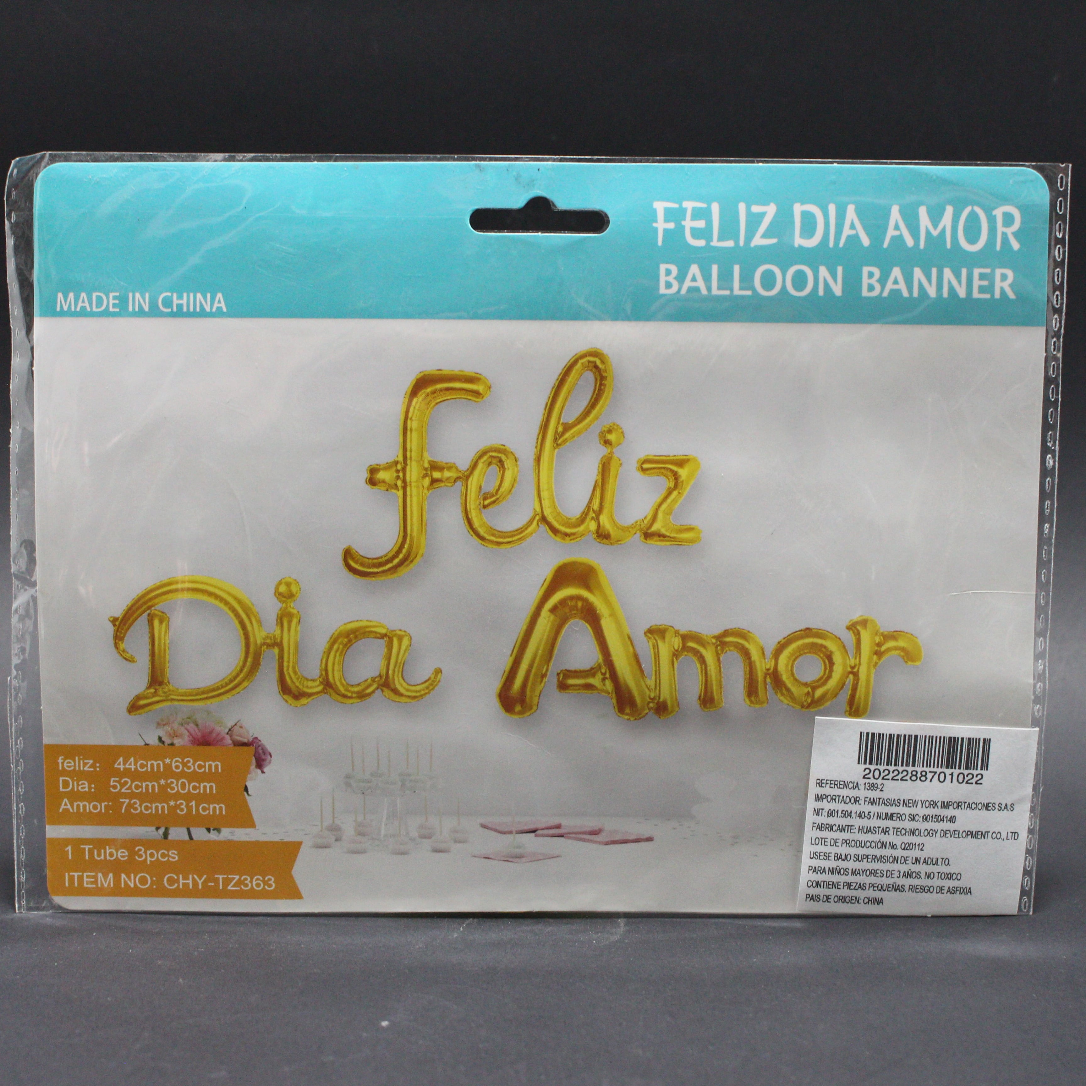 Miniatura 2 de Globo metalizado Feliz día Amor