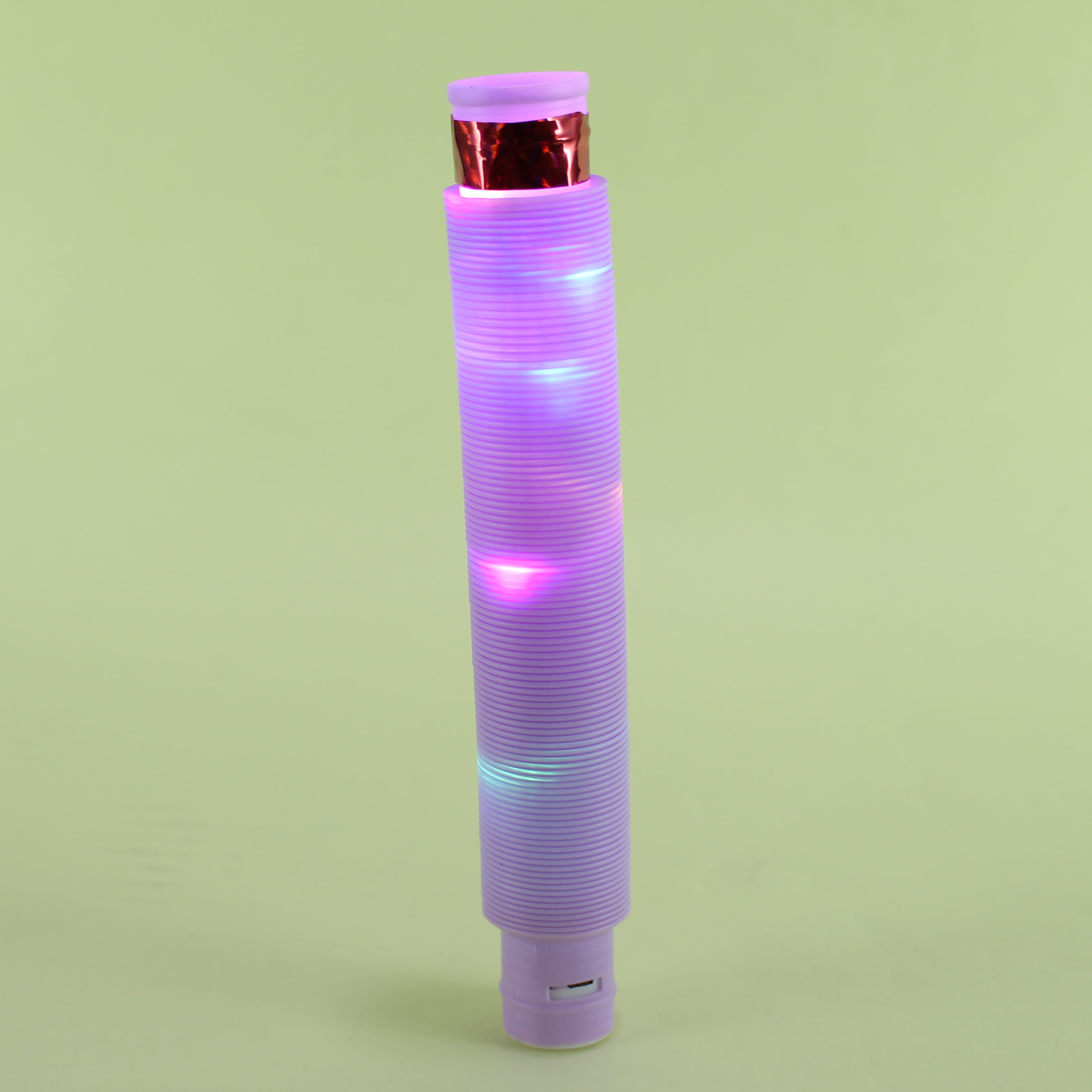 Pop tube colores Claros con luz x1