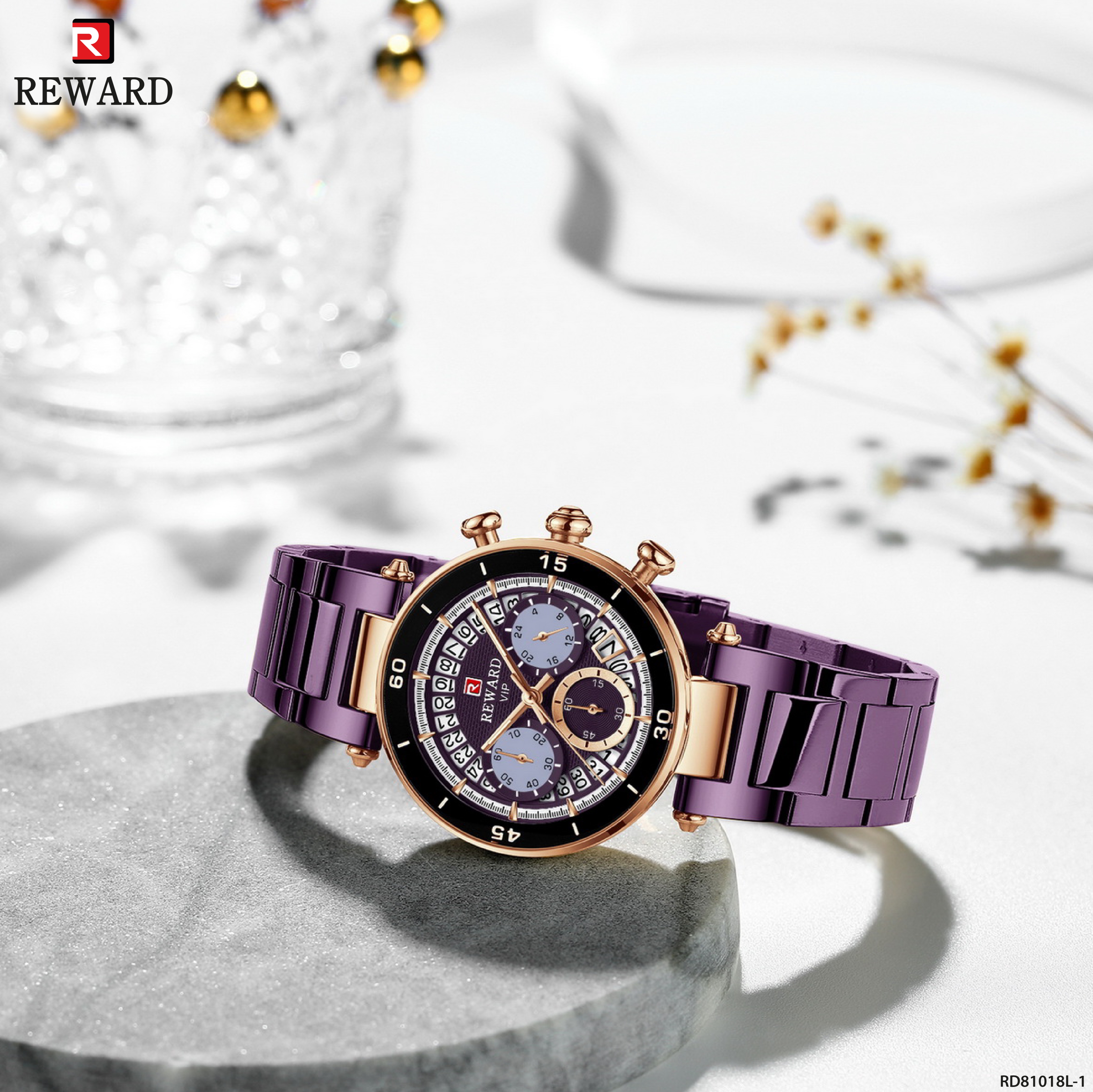 RD81018L  RELOJ REWARD METALICO