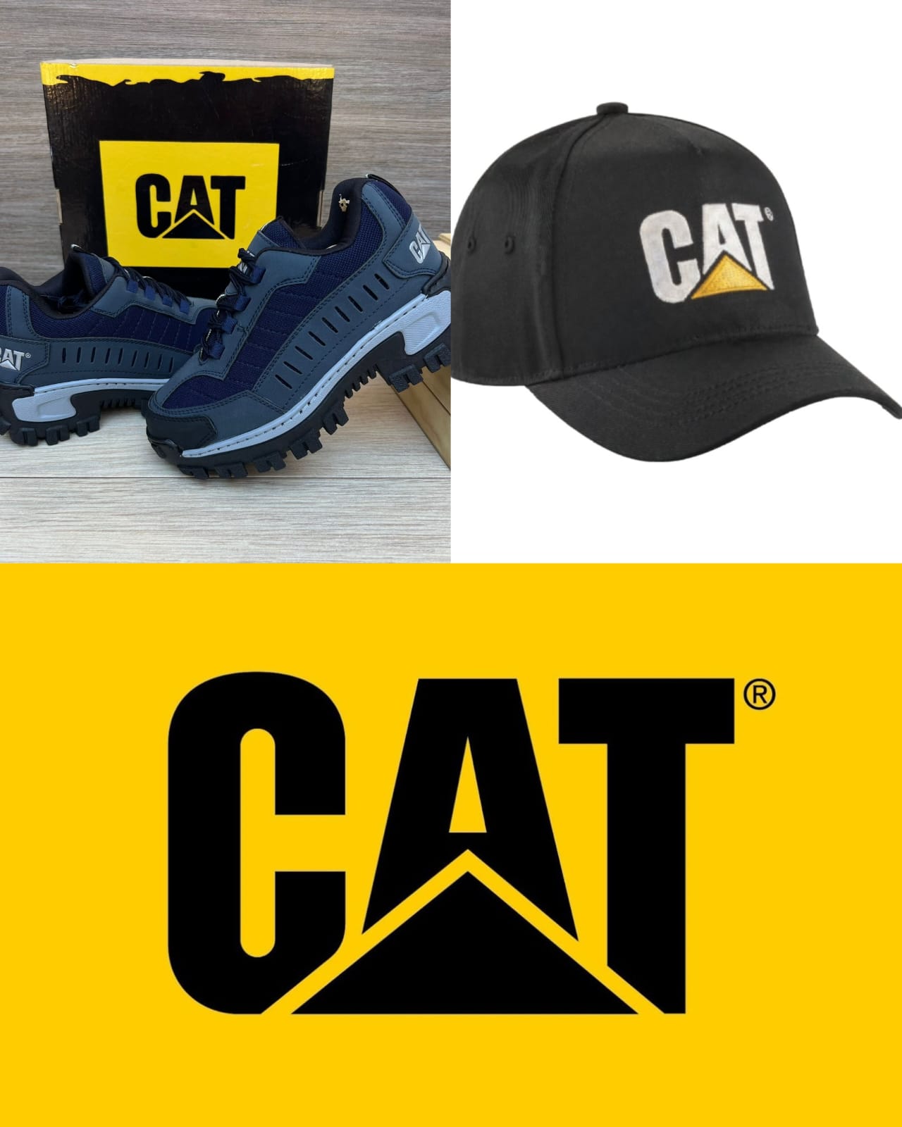 👟COMBO CAT MALLA & GORRA 🧢 + CAJA