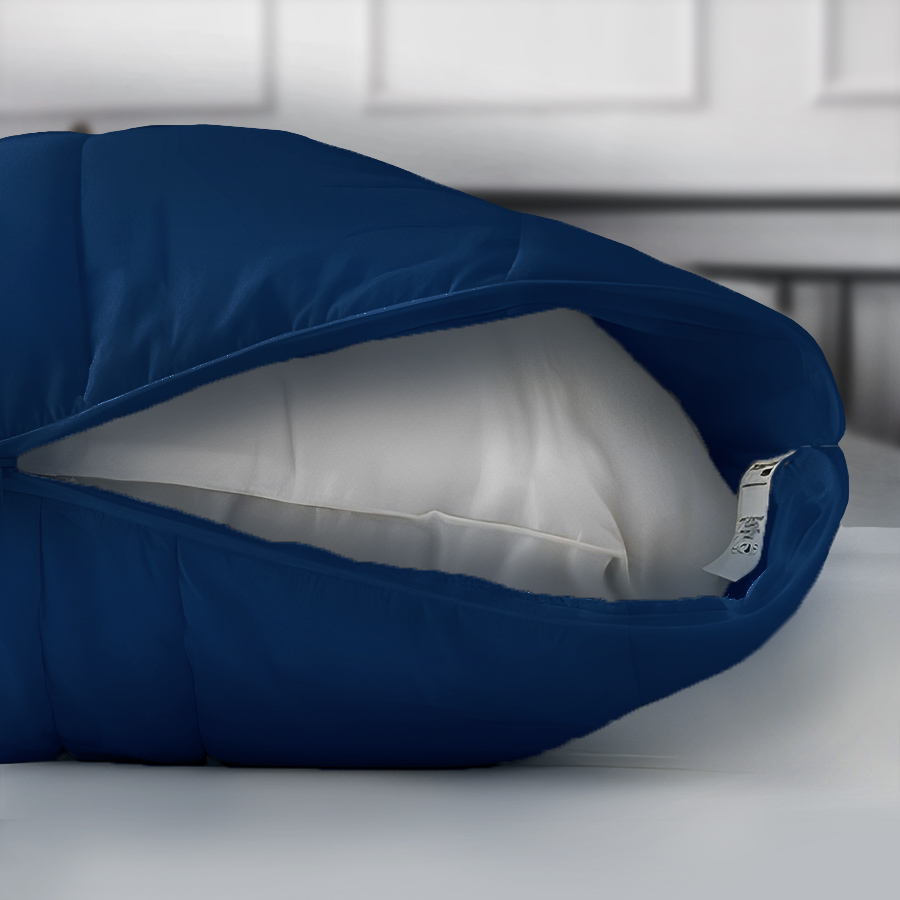 Vista 5 de Protector Almohada Acolchado 50cm*70cm - Color: Azul