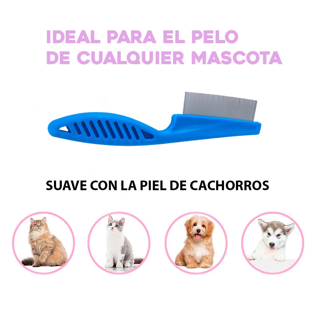 Miniatura 3 de KIT Peine antipulgas y manchas x 2