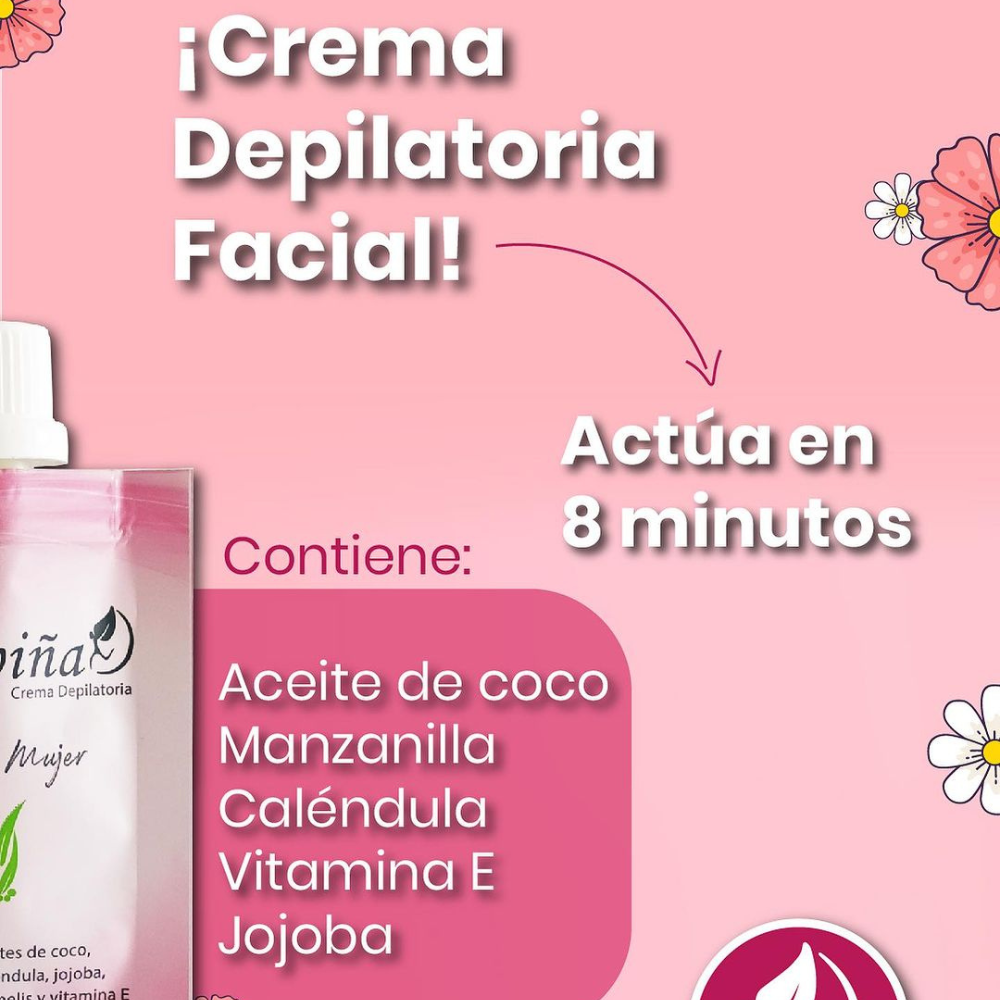 Miniatura 3 de Crema depilatoria piel de cara lampiña