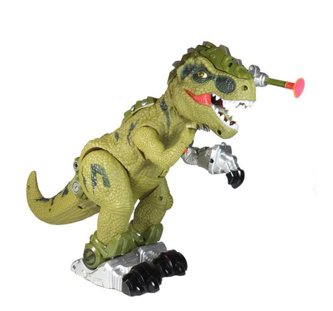 Dinosaurio Lanza Dardos Luces Movimiento