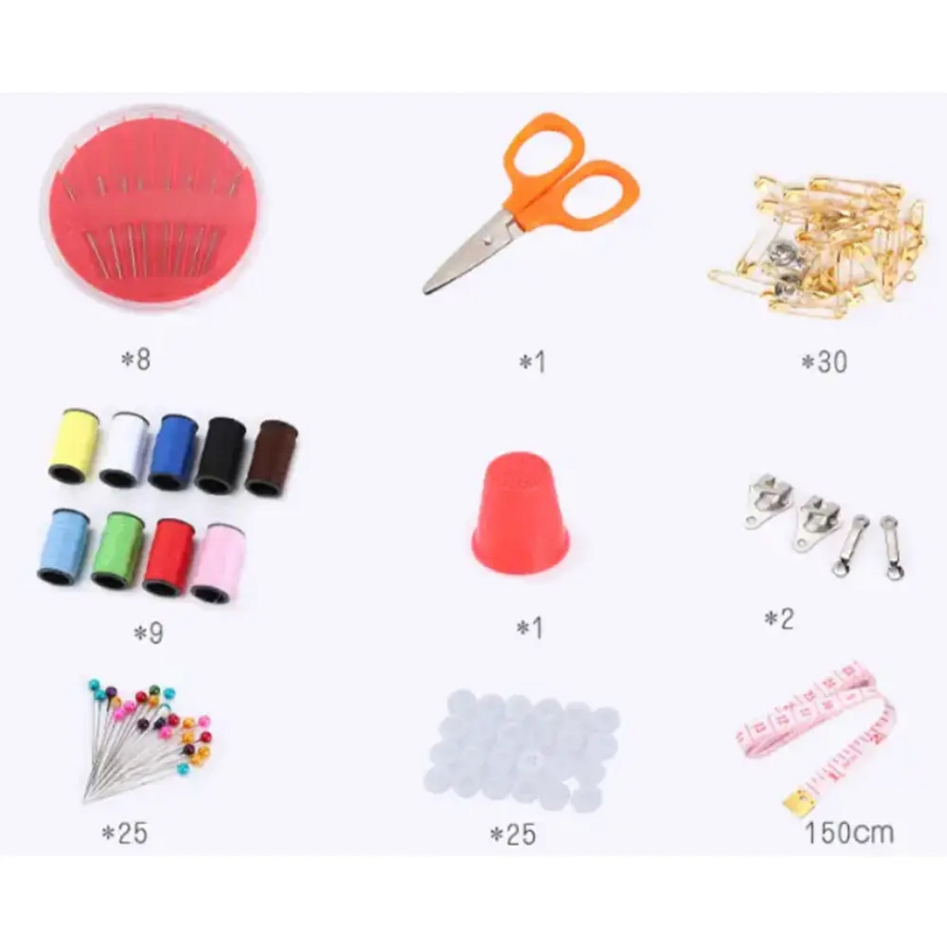 🧵 Mini Kit de Costura Portátil Viajero - ¡Perfecto para tus viajes! ✈️