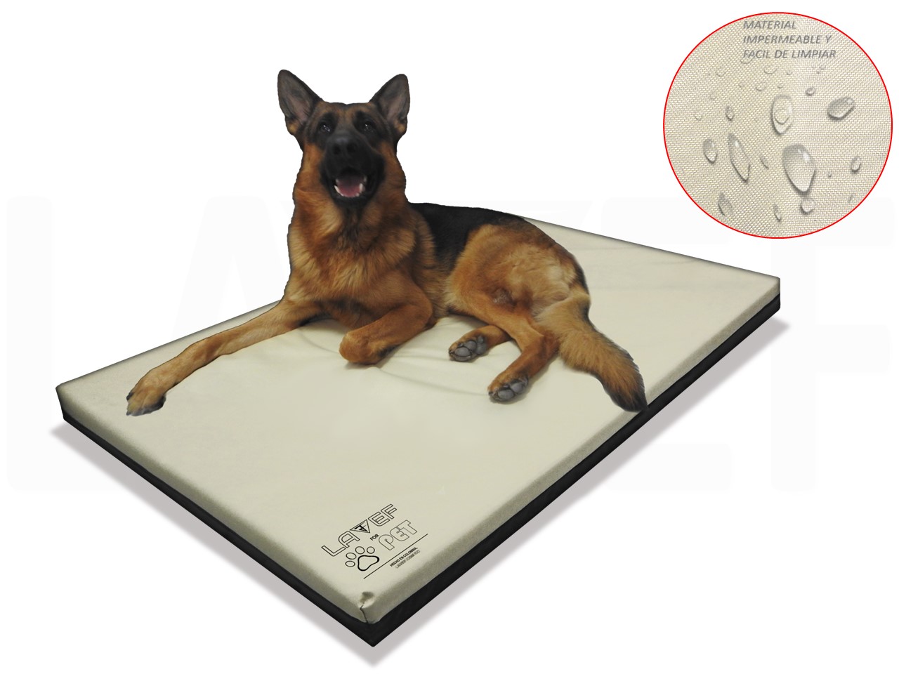 Cama Colchoneta Para perro Impermeable