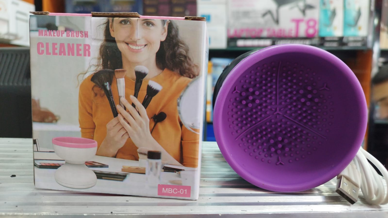 Miniatura 3 de Limpiador Brochas Eléctrico maquillaje ⚡