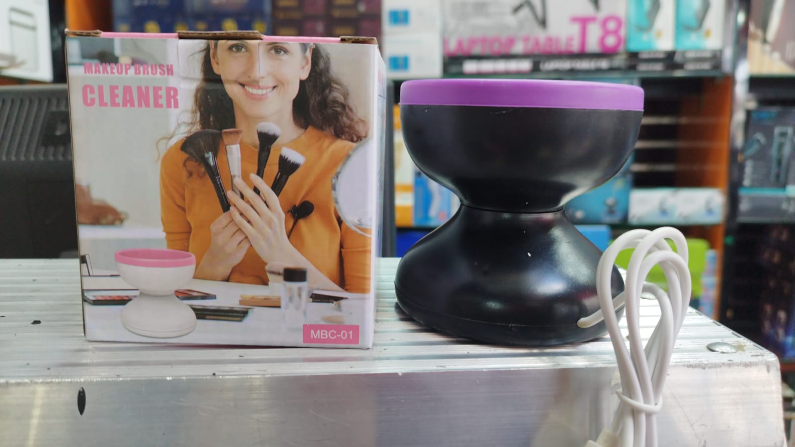 Miniatura 4 de Limpiador Brochas Eléctrico maquillaje ⚡