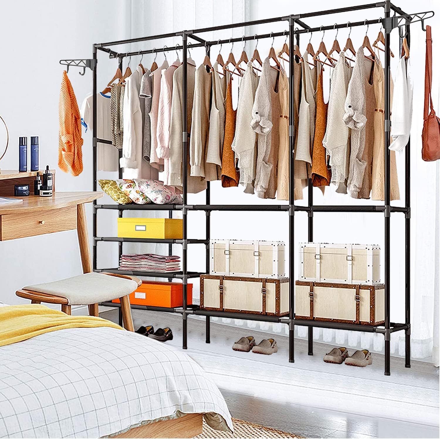 Miniatura 6 de Organizador De Metal Para Ropa  Estante