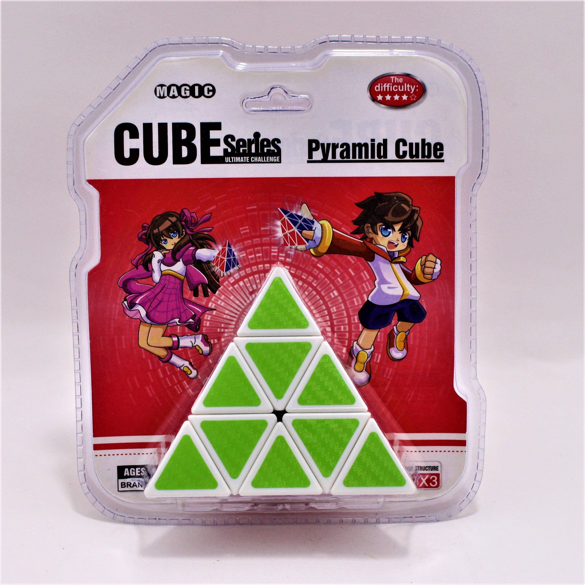 Cubo mágico en triangulo