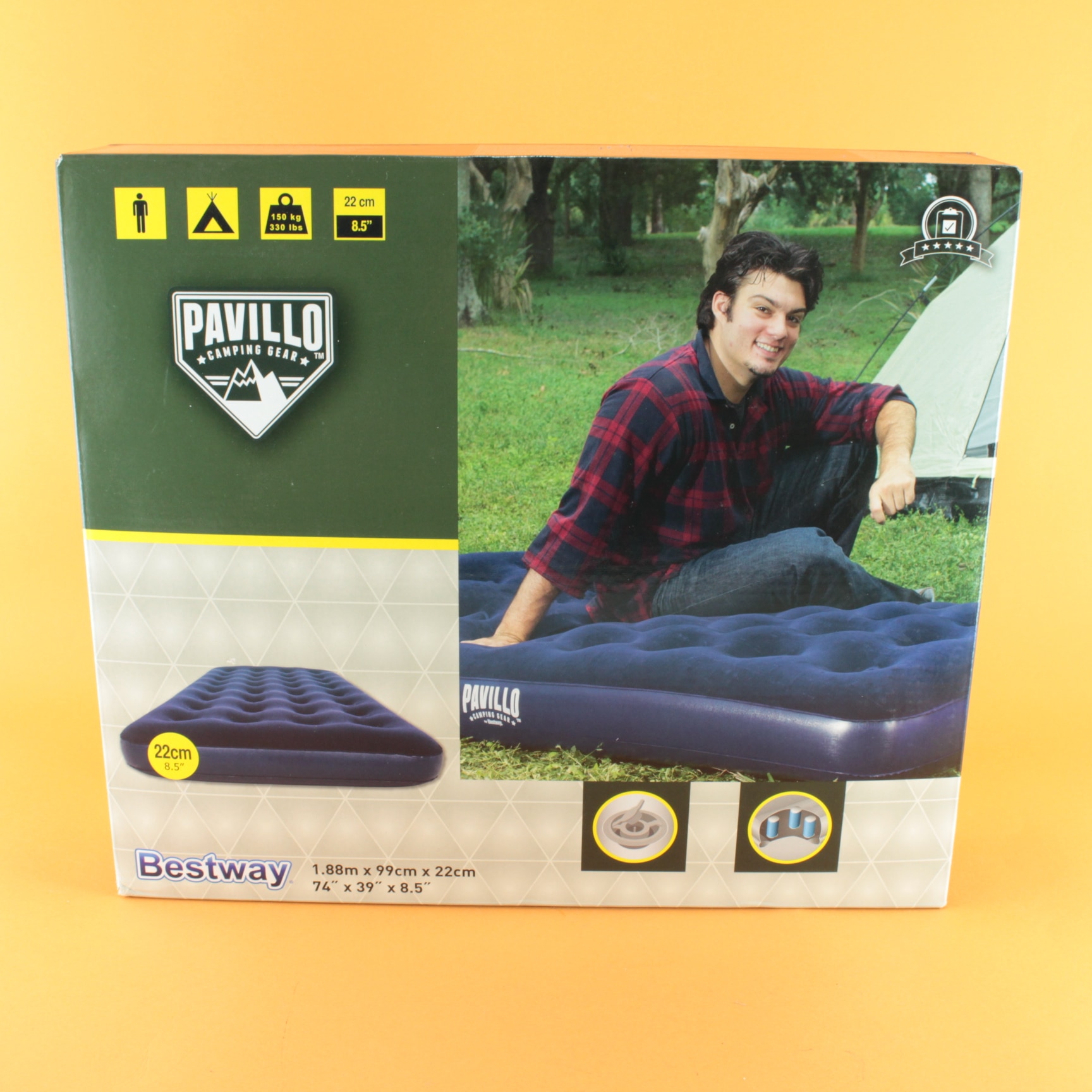 Colchón inflable camping mediano