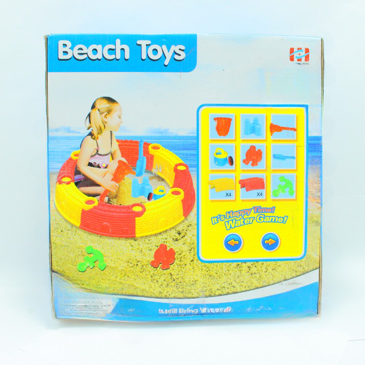 SET JUEGO DE PLAYA EN CAJA X 15 PZS