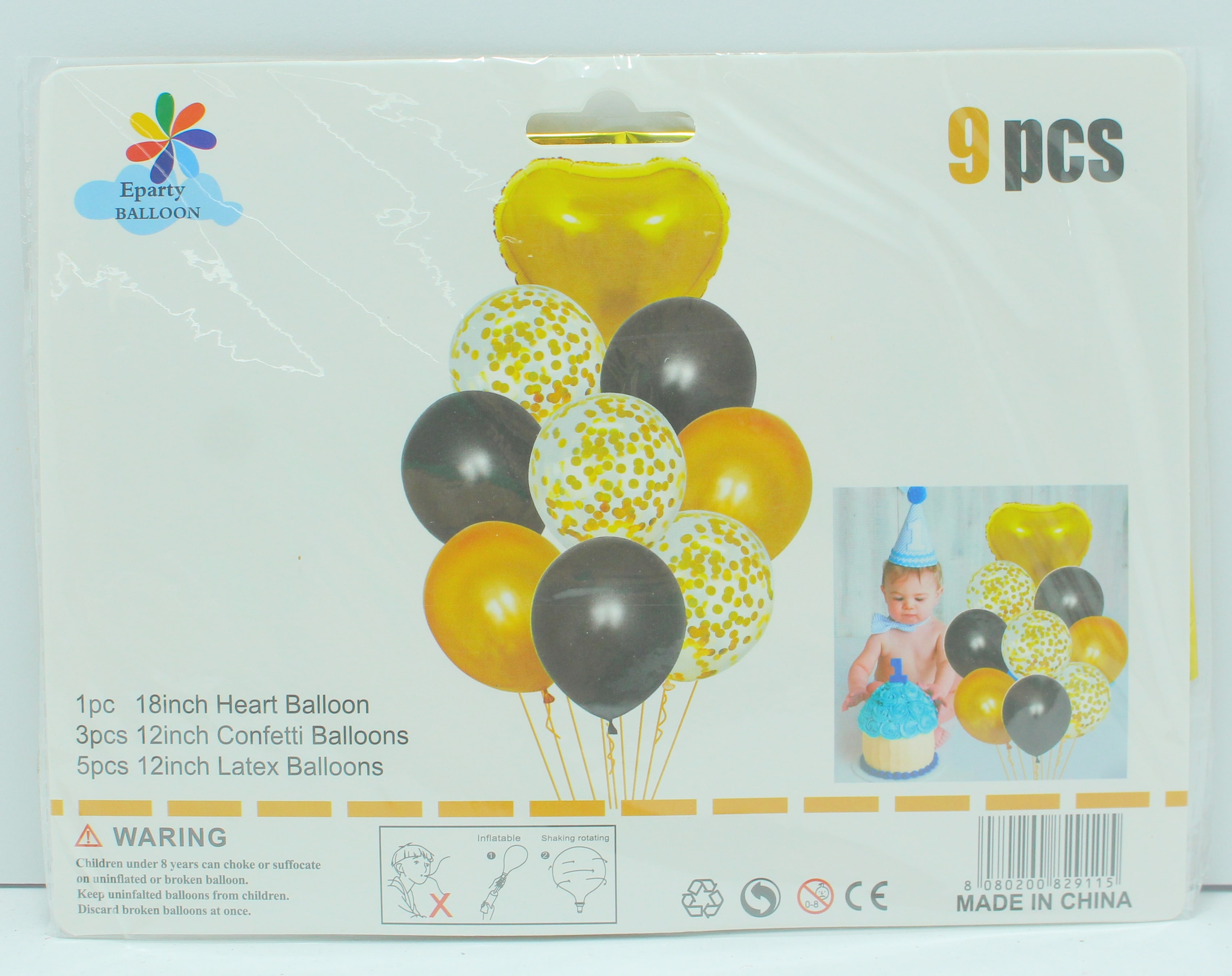 Miniatura 3 de SET GLOBOS X 9 PIEZAS