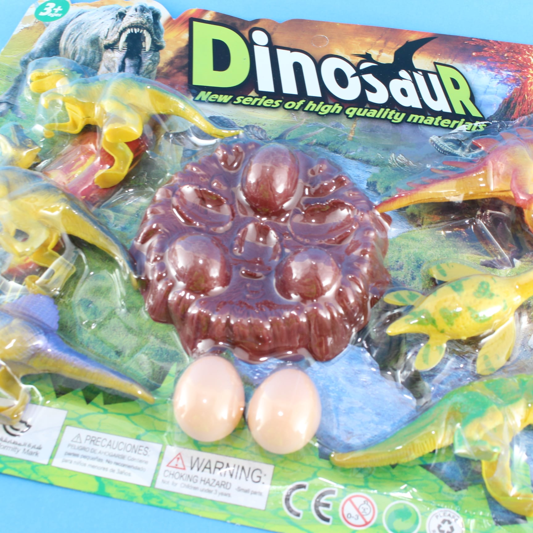 Miniatura 2 de Juguete set dinosaurio con nido y huevo