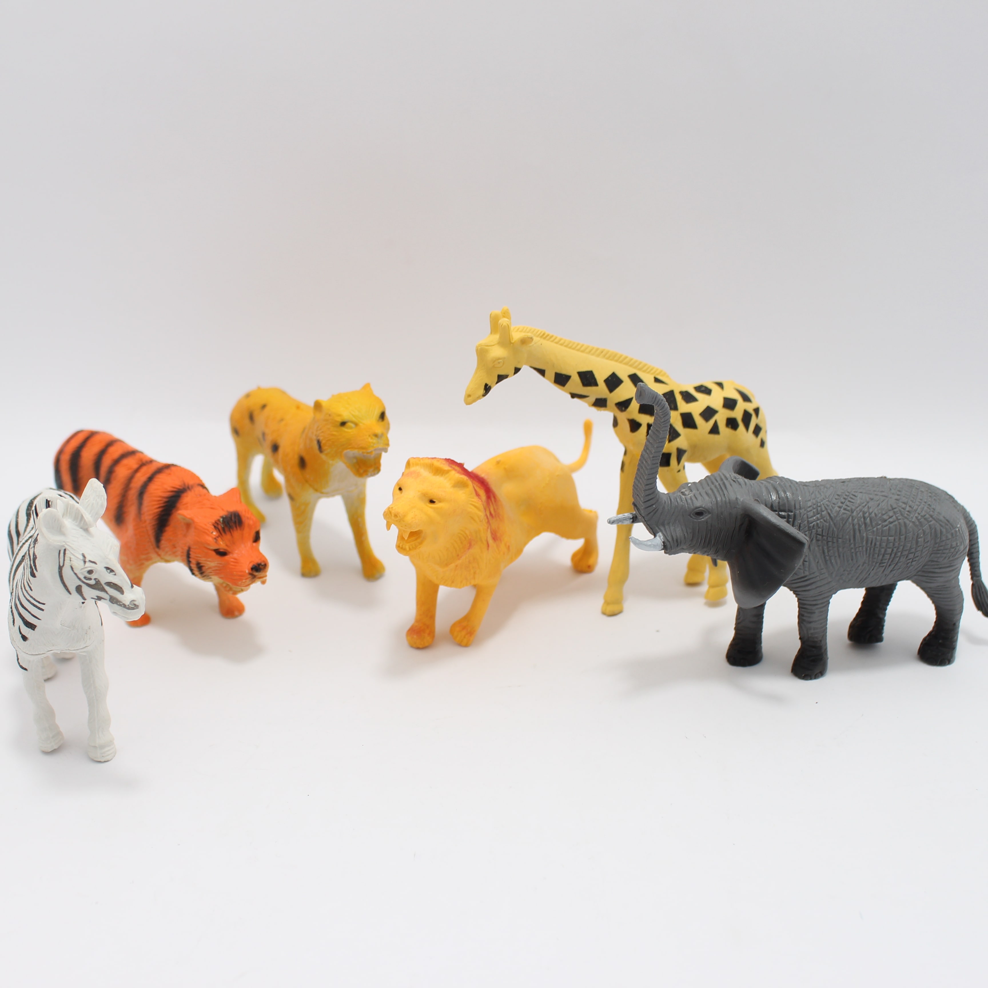 Set animales de la selva x 6