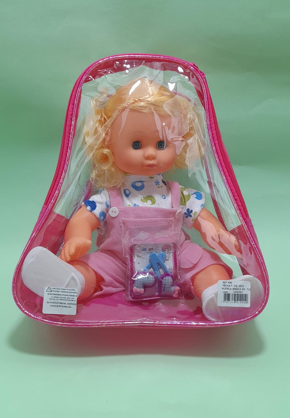 MUÑECA JESSICA EN BOLSO