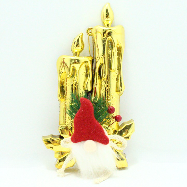 VELA NAVIDEÑA DECORATIVA