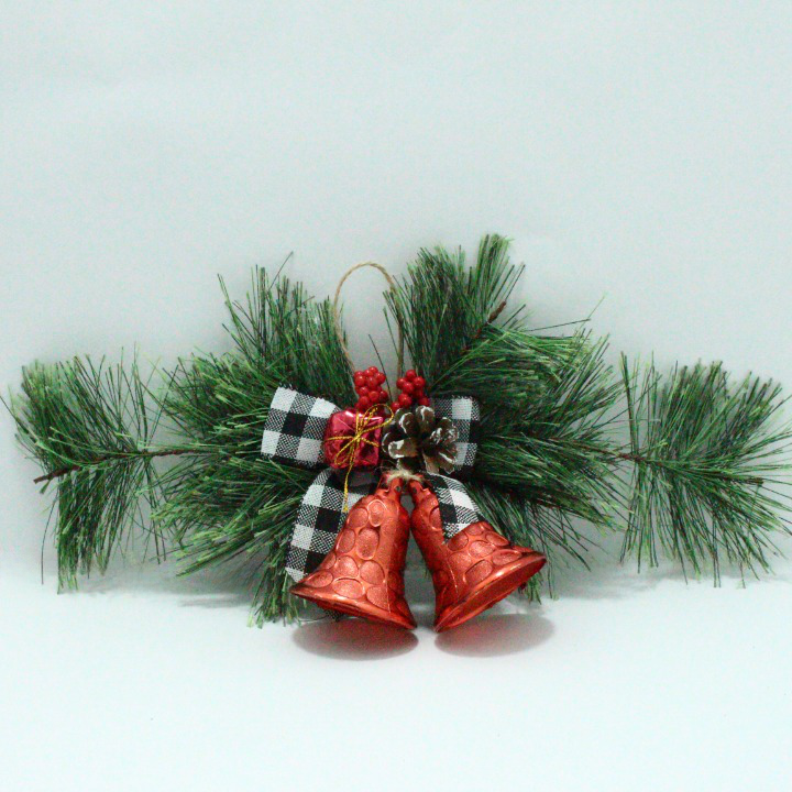 ADORNO NAVIDEÑO PIN Y CAMPAÑAS