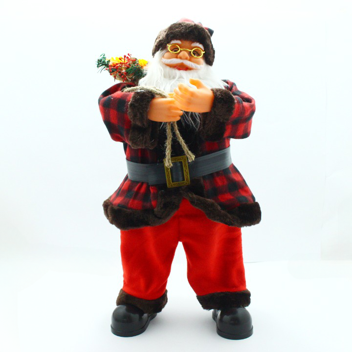 MUÑECO PAPA NOEL CON SONIDO Y MOVIMIENT