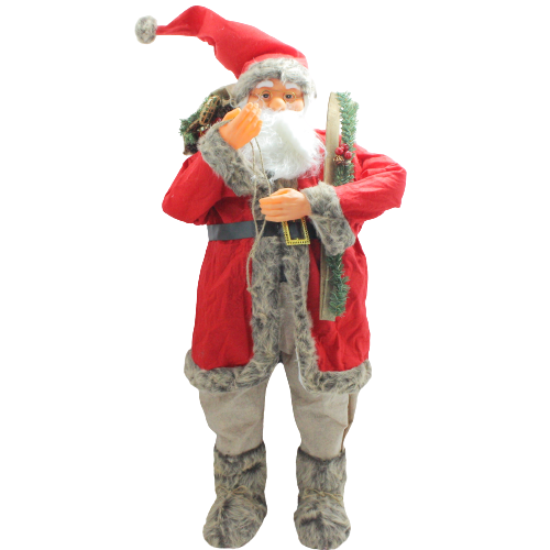 MUÑECO PAPA NOEL GRANDE DECORATIVO 1MT.