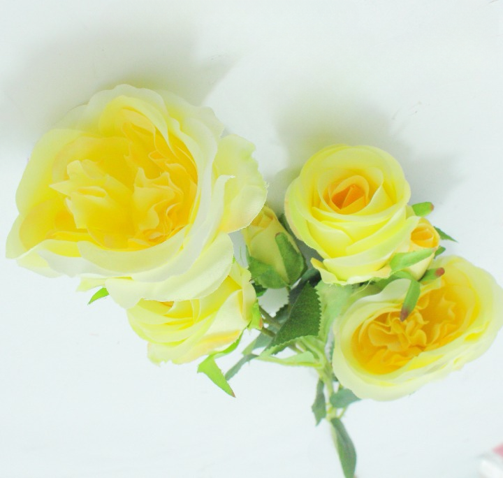 Miniatura 2 de FLOR ARTIFICIAL COLOR AMARILLO