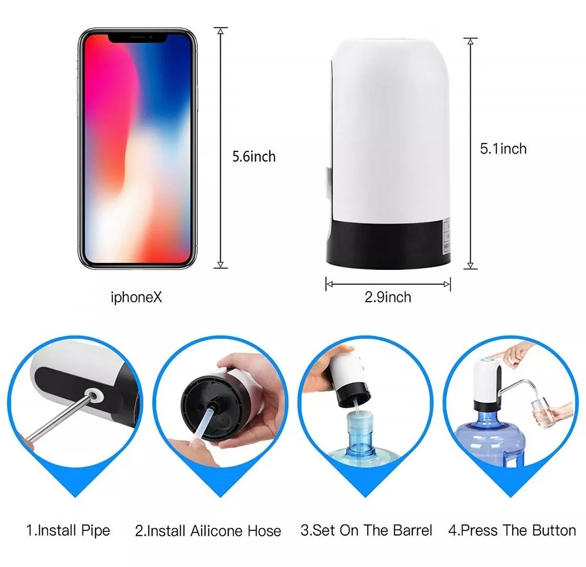 BOMBA DISPENSADORA PARA SACAR AGUA