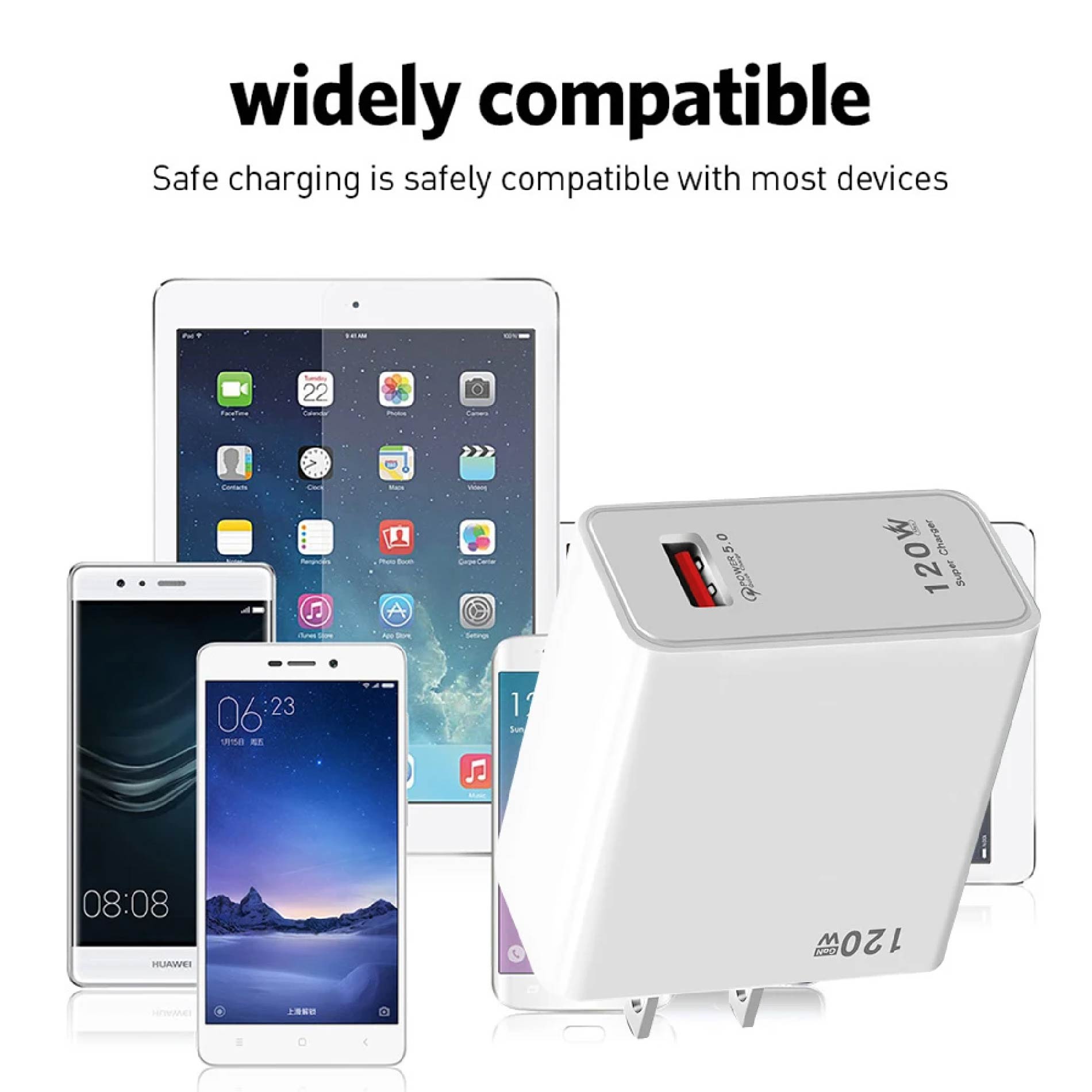 Miniatura 4 de Cargador Celular 120w Carga Rapida Pared