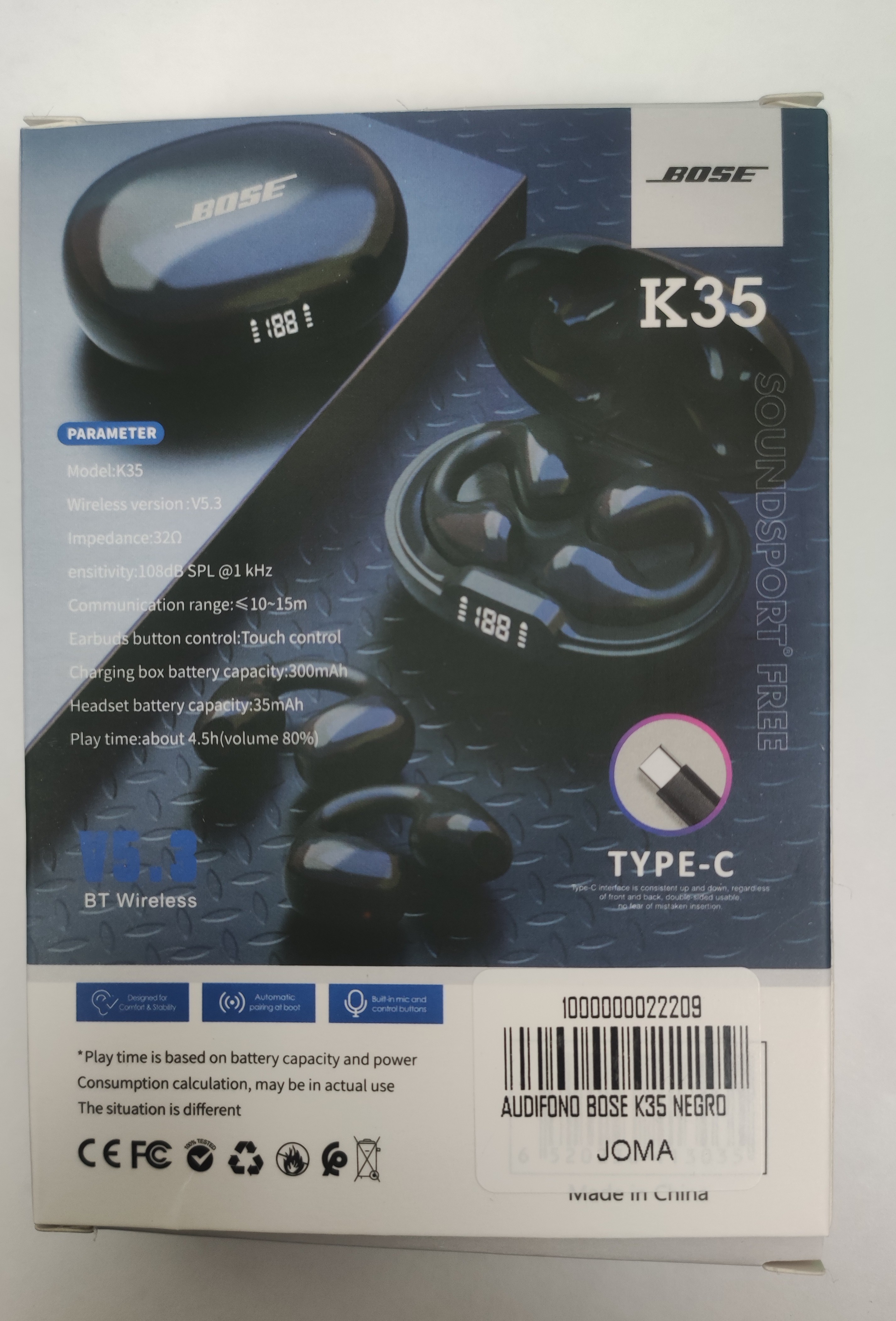 Miniatura 4 de Audífonos K35