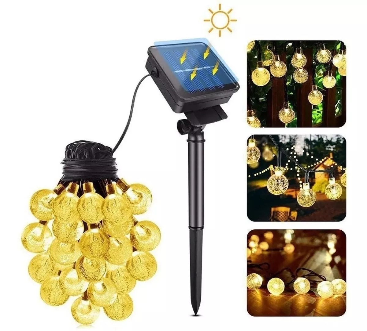 Miniatura 6 de Guirnalda Solar Luces Decoración Exter