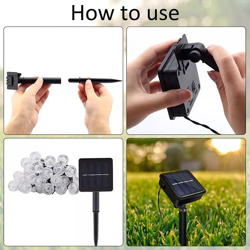 Miniatura 4 de Guirnalda Solar Luces Decoración Exter