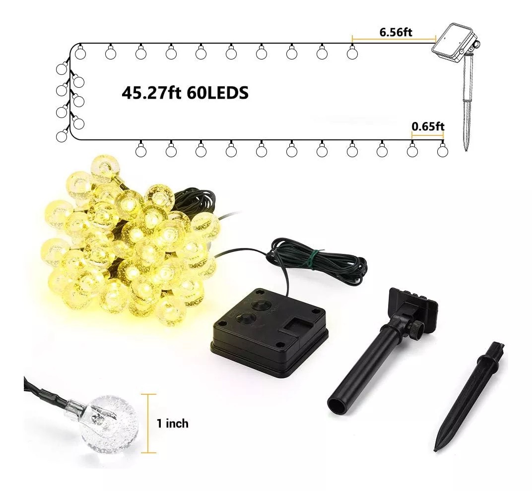 Miniatura 3 de Guirnalda Solar Luces Decoración Exter