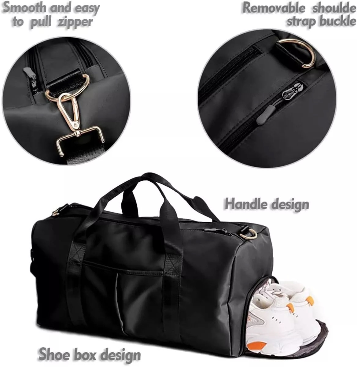 Miniatura 5 de Bolso Deportivo - GYM y/o Viaje Negro