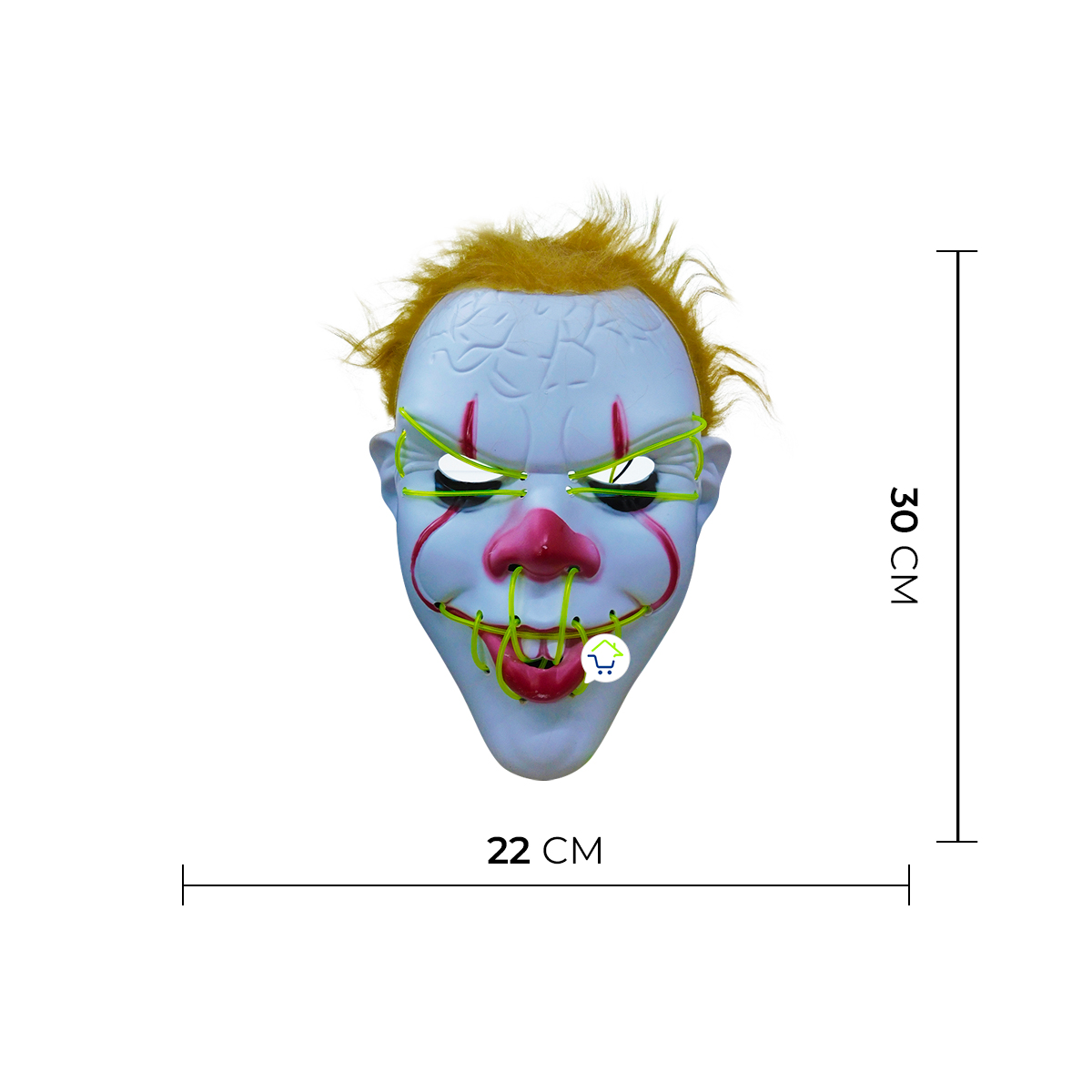 Miniatura 2 de Mascara It Luz Neon Halloween MSHW3LED