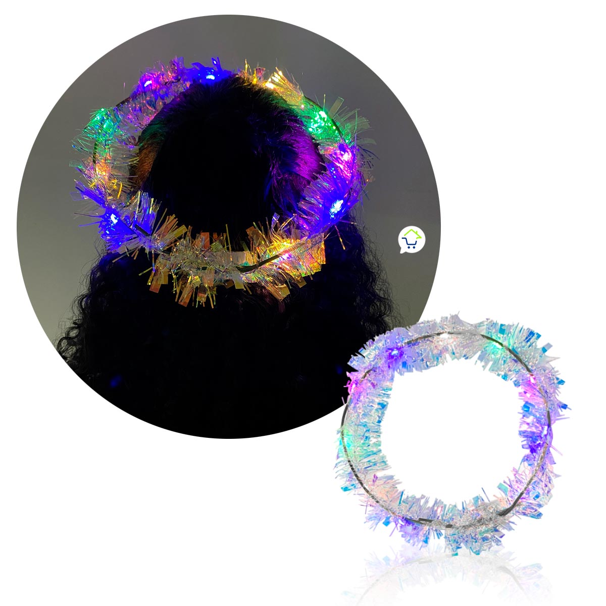 Miniatura 3 de Diadema Led Confeti Luminosa OF-677
