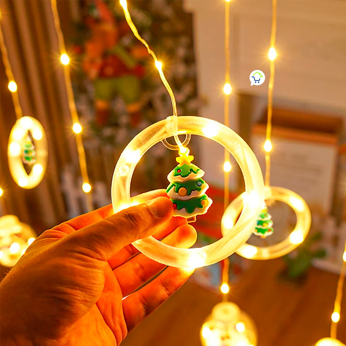 Miniatura 5 de Cortina intercaladas 3 M Navidad CBA150N