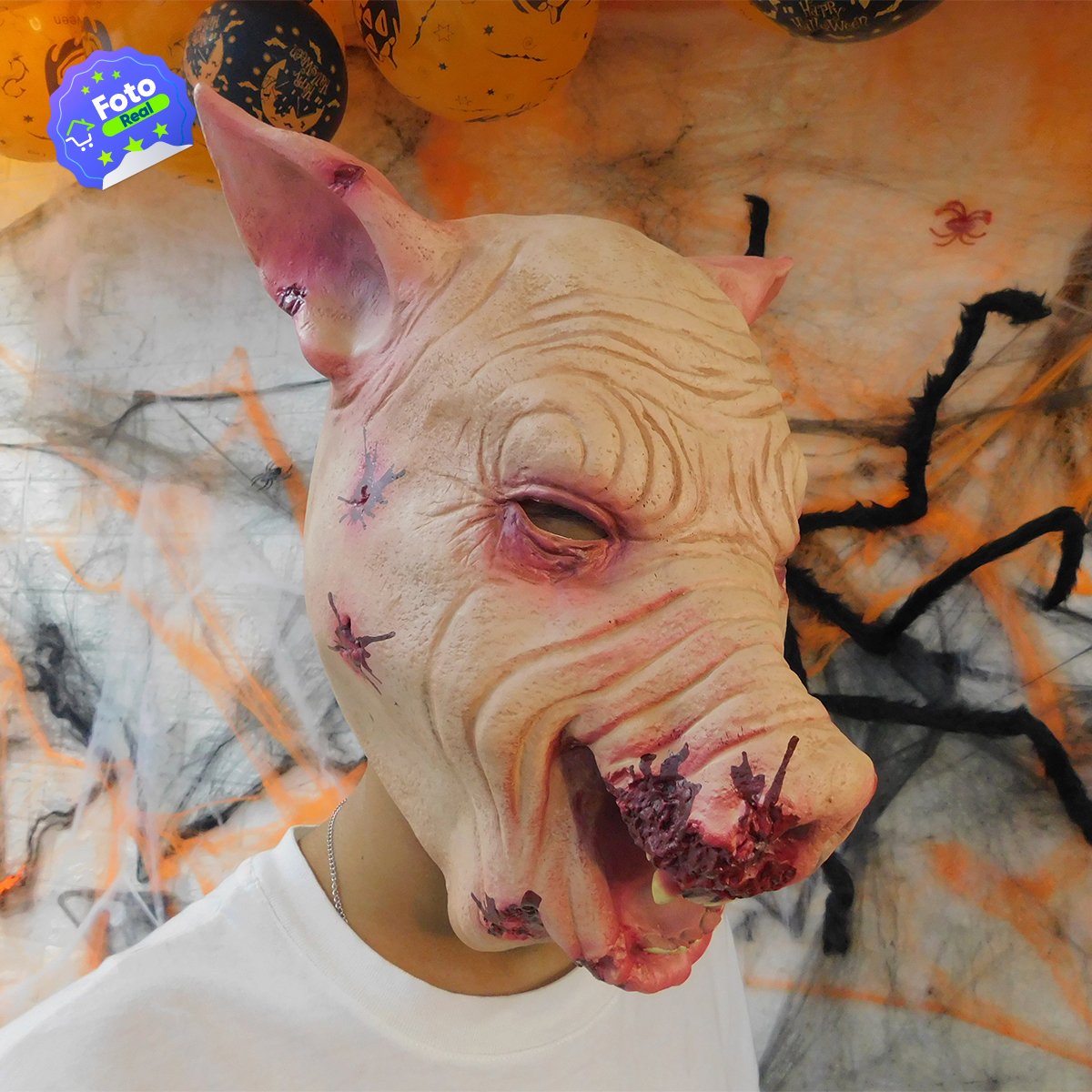 Miniatura 4 de Mascara Cerdo Diabolico Latex OF-627