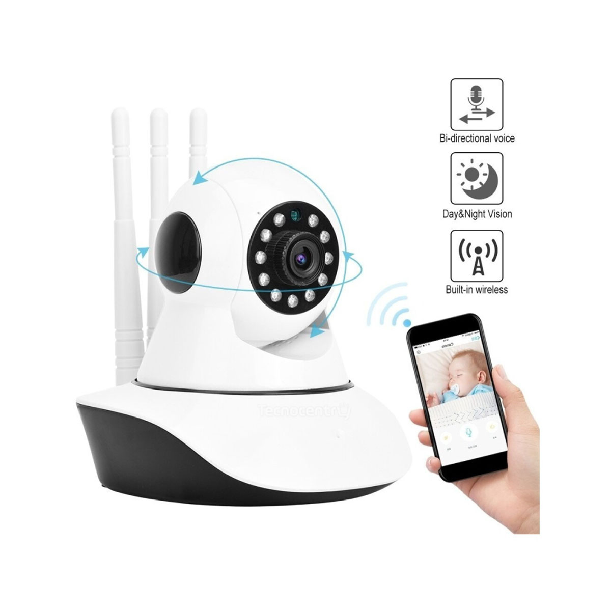 Miniatura 2 de Camara seguridad 3 antenas