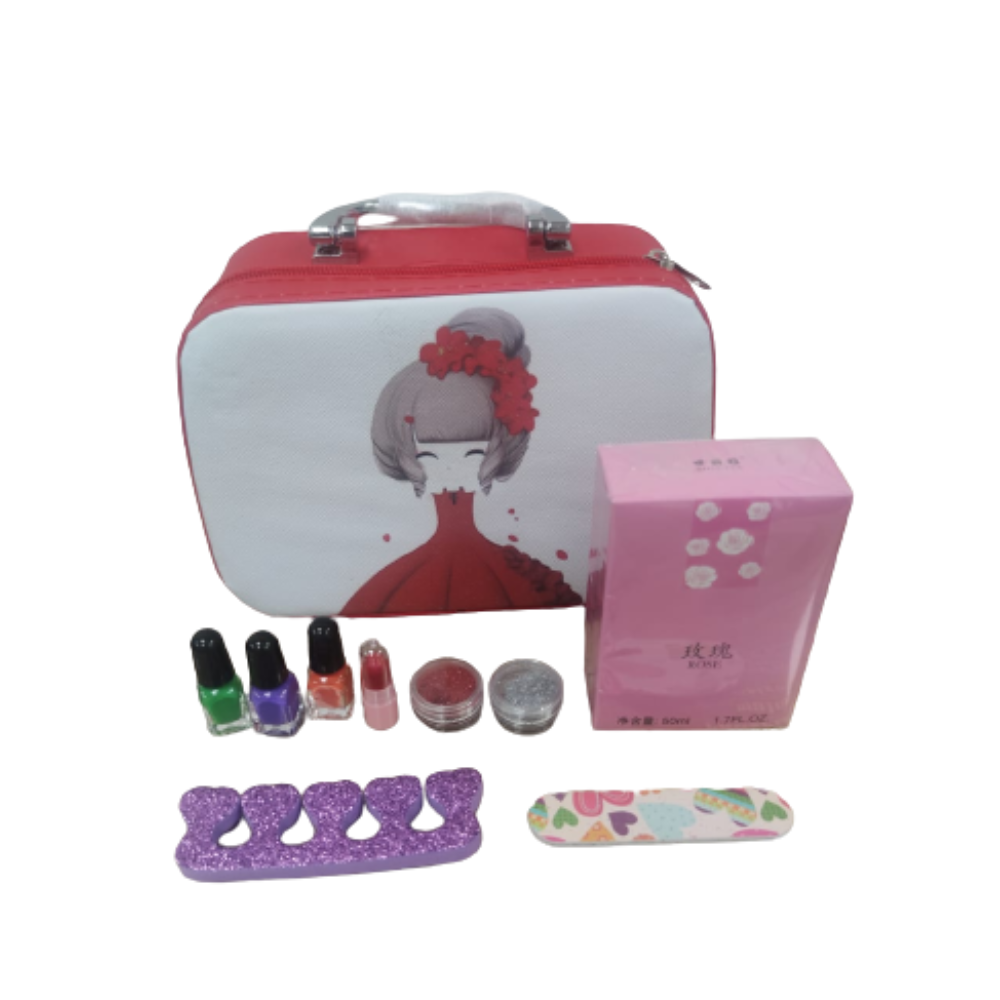 Kit Belleza Maquillaje Niñas Estuche