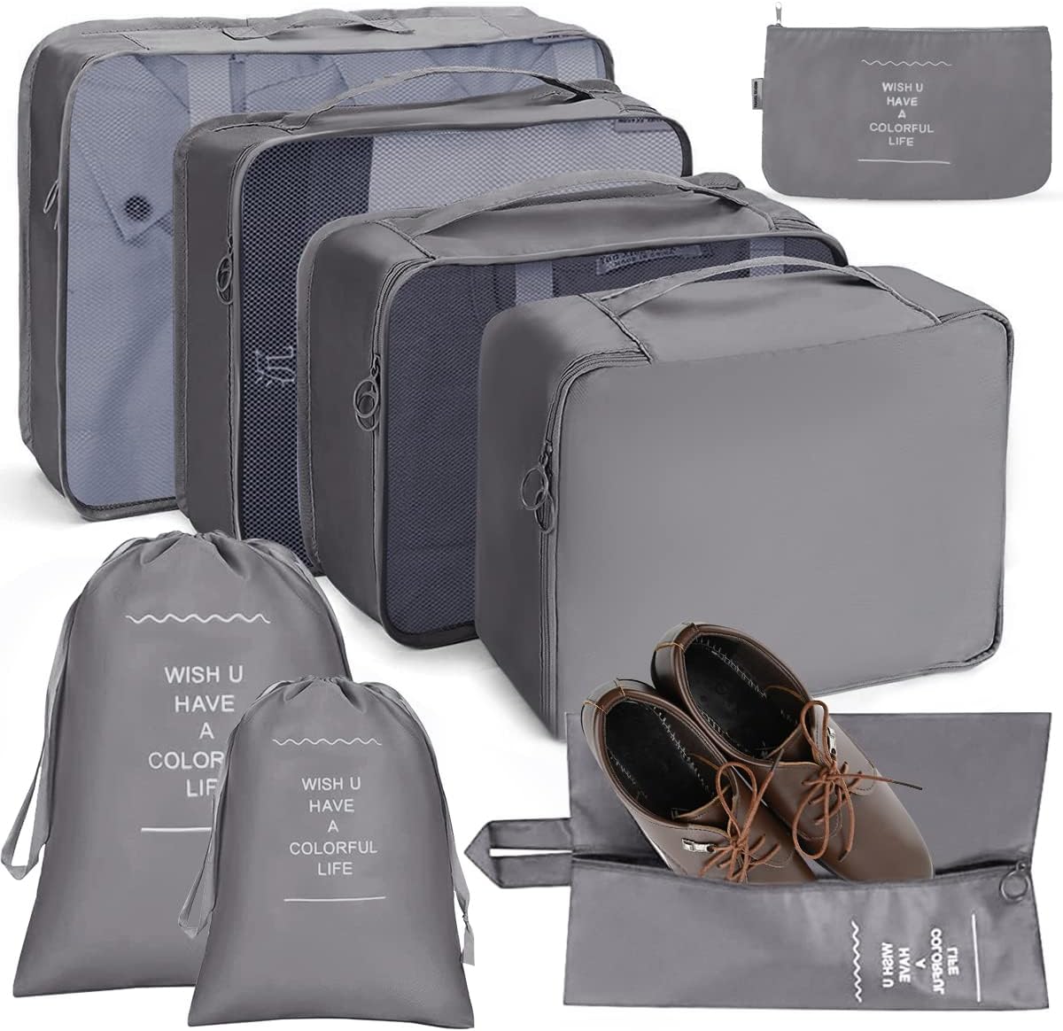 Vista 15 de Bolsas Organizadores De Viaje x 8