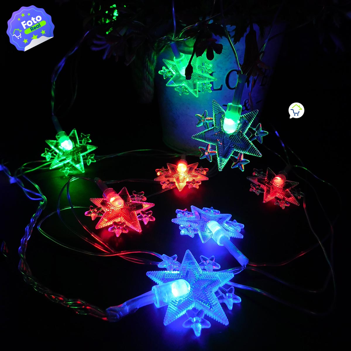 Miniatura 4 de Guirnalda De Estrellas 4 M Luces K2488TM