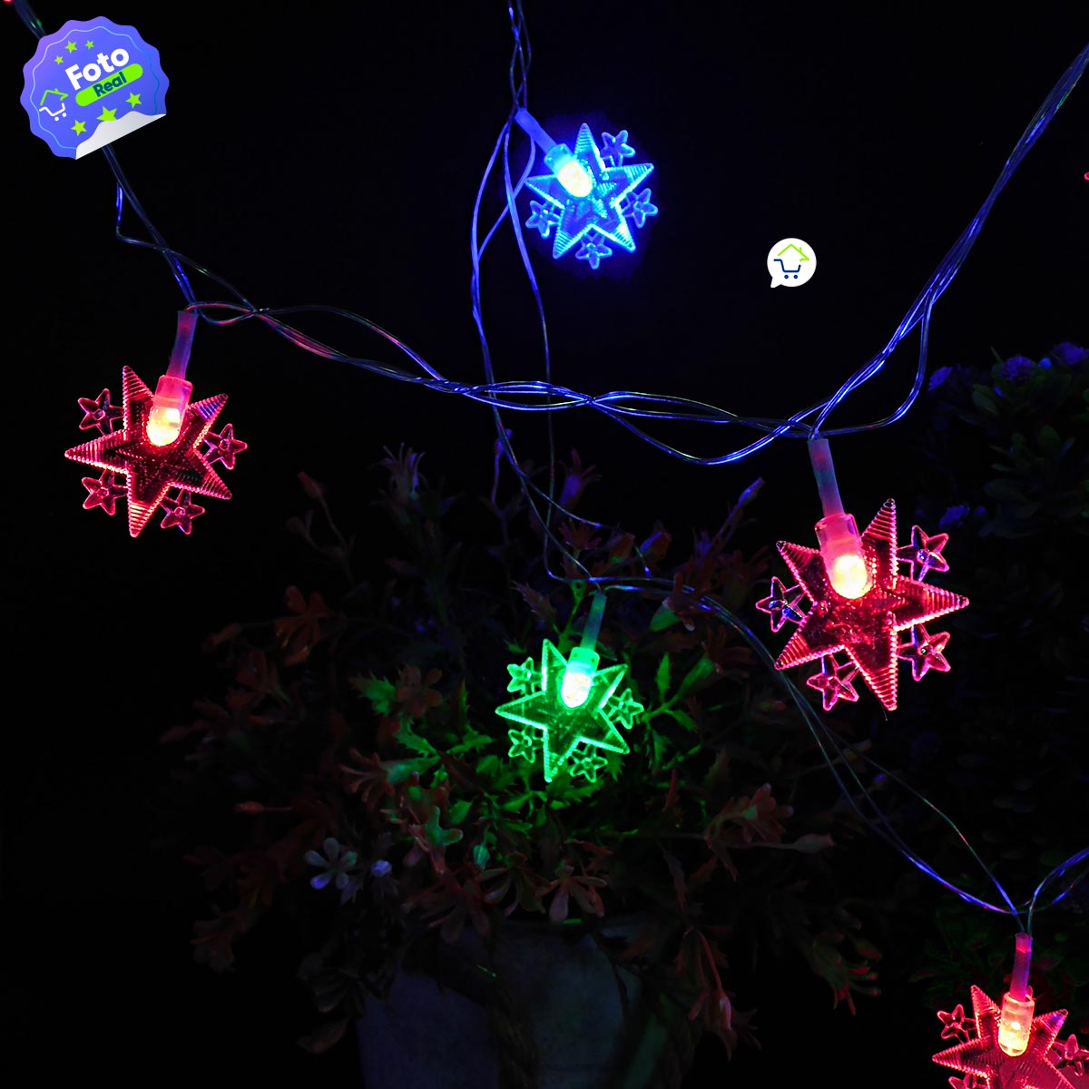 Miniatura 2 de Guirnalda De Estrellas 4 M Luces K2488TM