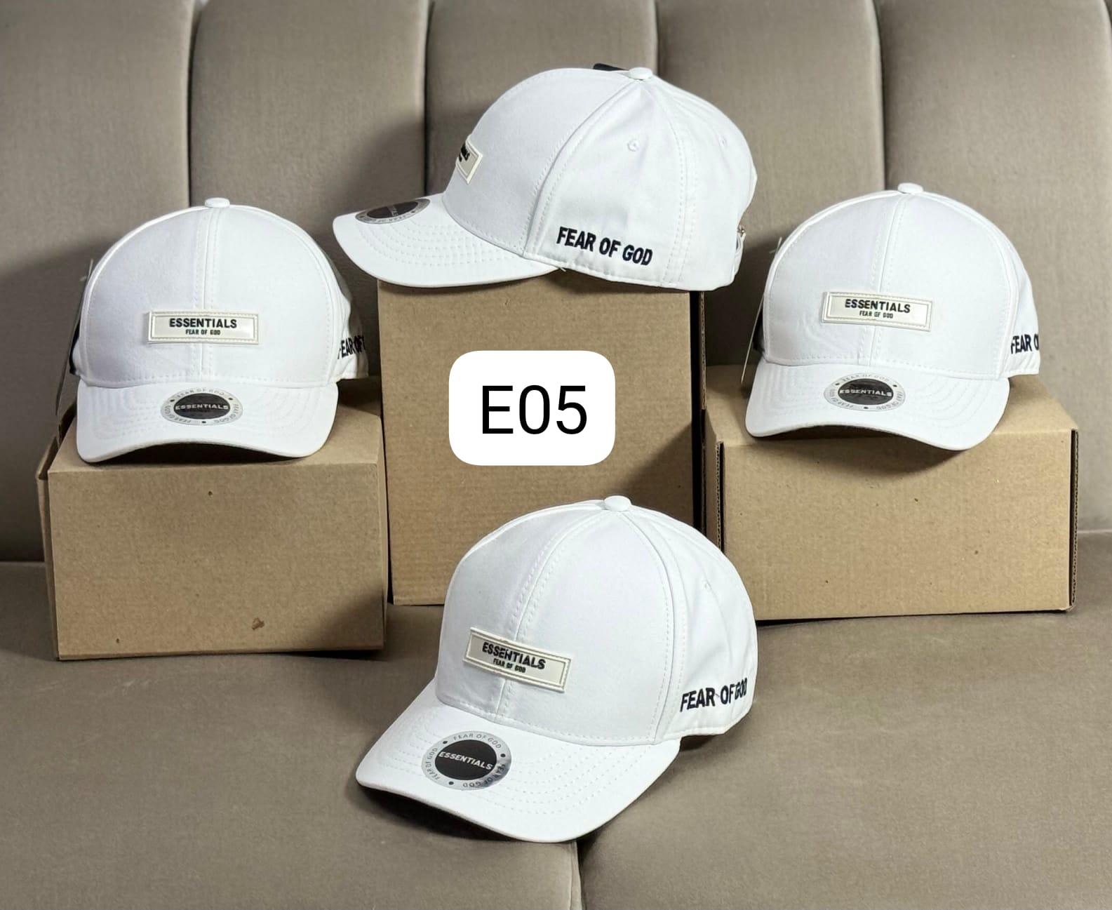 Miniatura 13 de Gorra Essentials 6 Cascos Gamuza