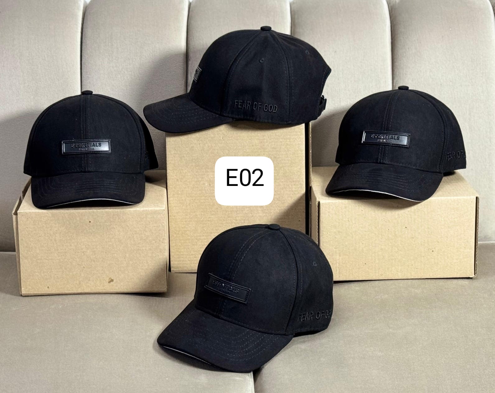 Miniatura 9 de Gorra Essentials 6 Cascos Gamuza