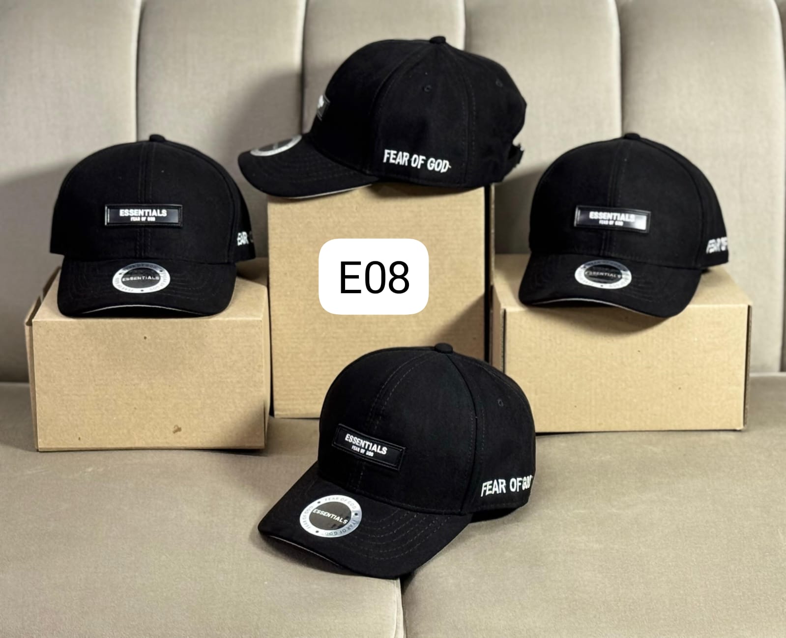 Miniatura 4 de Gorra Essentials 6 Cascos Gamuza