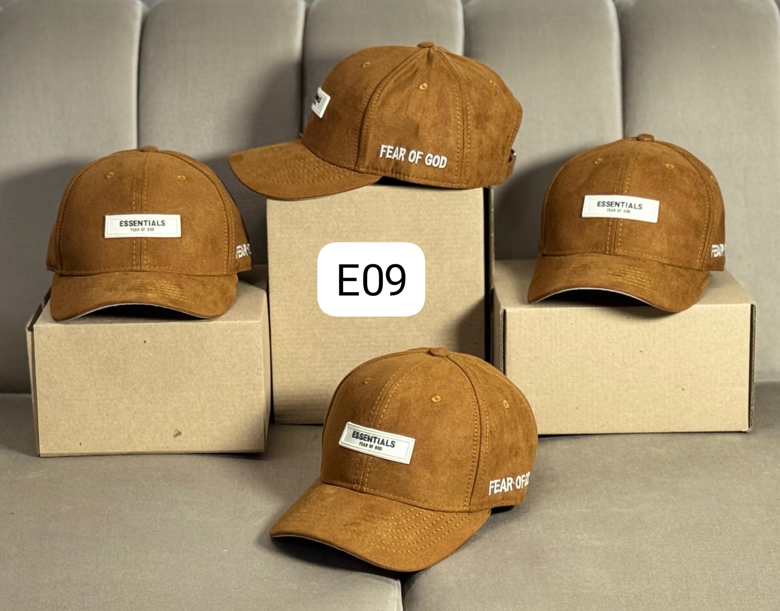 Miniatura 3 de Gorra Essentials 6 Cascos Gamuza