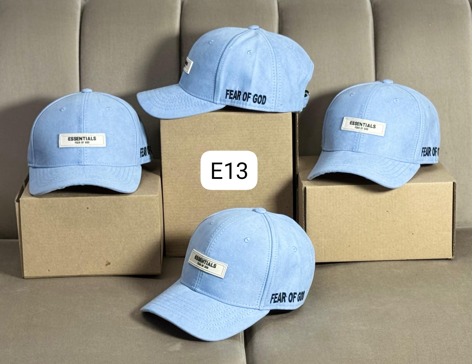 Miniatura 7 de Gorra Essentials 6 Cascos Gamuza