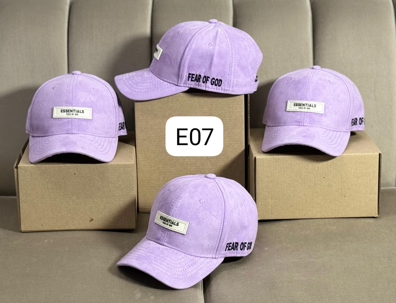 Gorra Essentials 6 Cascos Gamuza