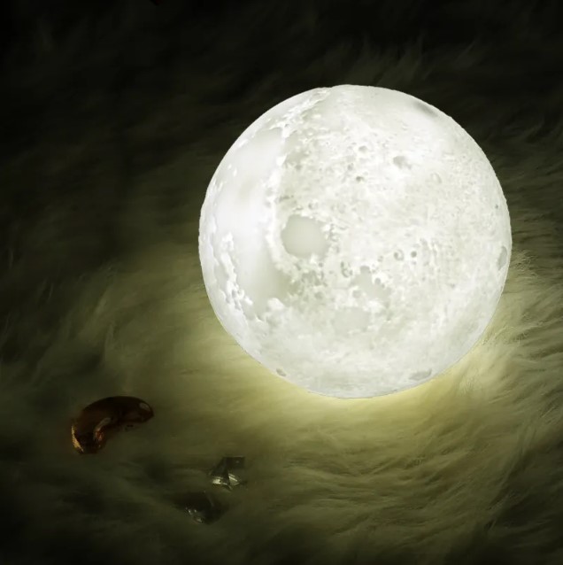 Miniatura 3 de Lampara De Luna 3d Humidificador peq