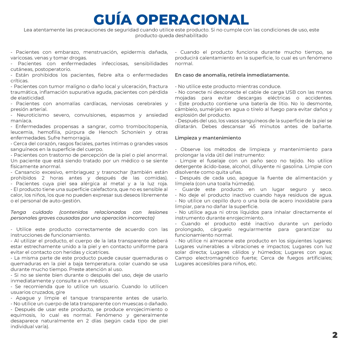 Miniatura 9 de Vacumterapia Electrico Terapia MA318-5