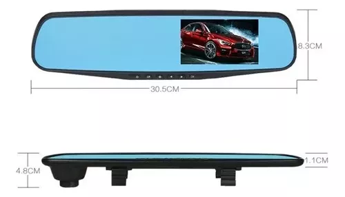 Miniatura 2 de Retrovisor Espejo Con Camara Full Hd